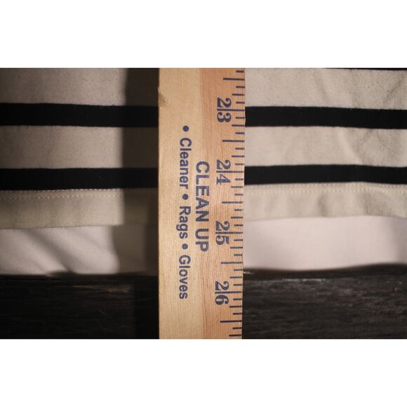 Lauren Ralph Lauren Active Striped 1/4 Zip Pullover 3X Black/White Nautical Styl - Picture 6 of 6